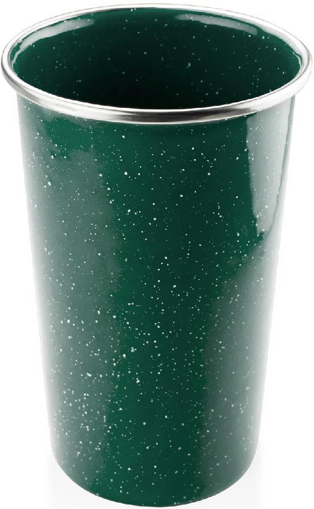 GSI ENAMELWARE  PIONEER PINT CUP (GREEN)