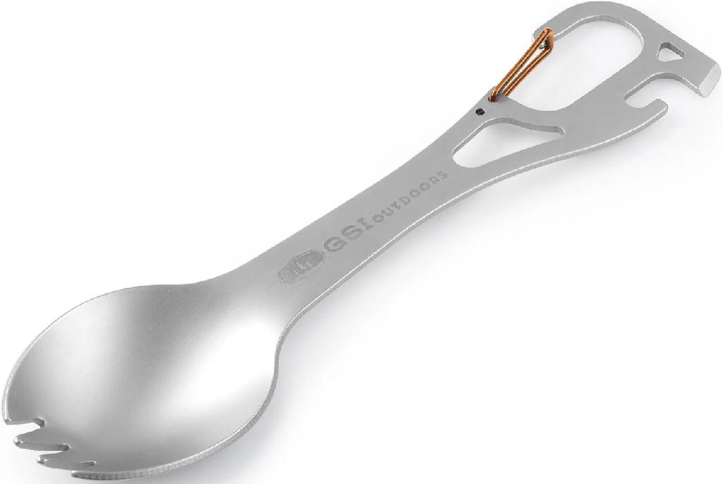 Gunarama GSI Glacier Spork Multi-Tool Stainless Steel Camping Accessory - GSI