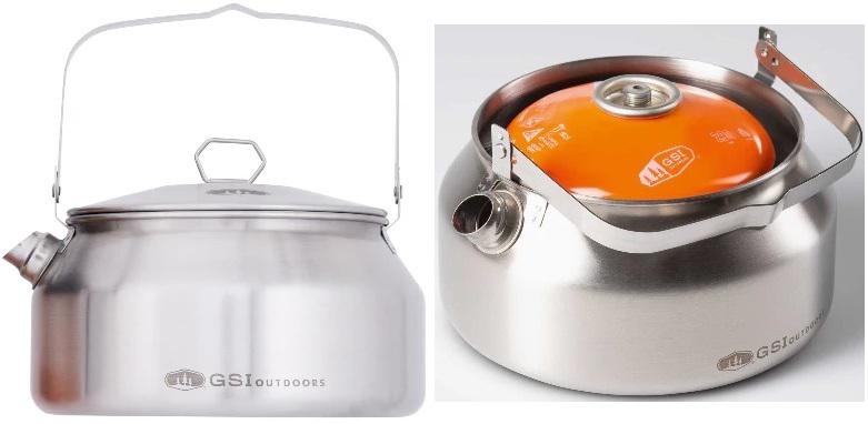 GSI GLACIER STAINLESS TEA KETTLE-1 QT