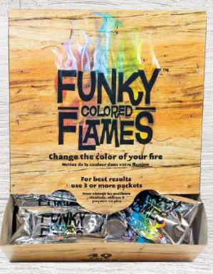 GET STOKED FUNKY FLAMES-40 PDQ PACK *COUNTER TOP DISPLAY* - Gunarama
