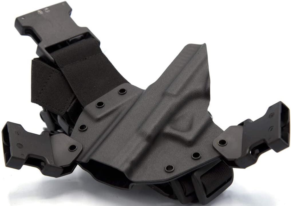 GUNFIGHTERS KENAI CHEST HOLSTER-SMITH & WESSON GOVERNOR (BLACK/BLACK) LH