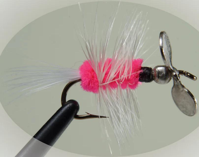PISTOL PETE TROUT/PANFISH #10 FLOR PINK 2-PACK
