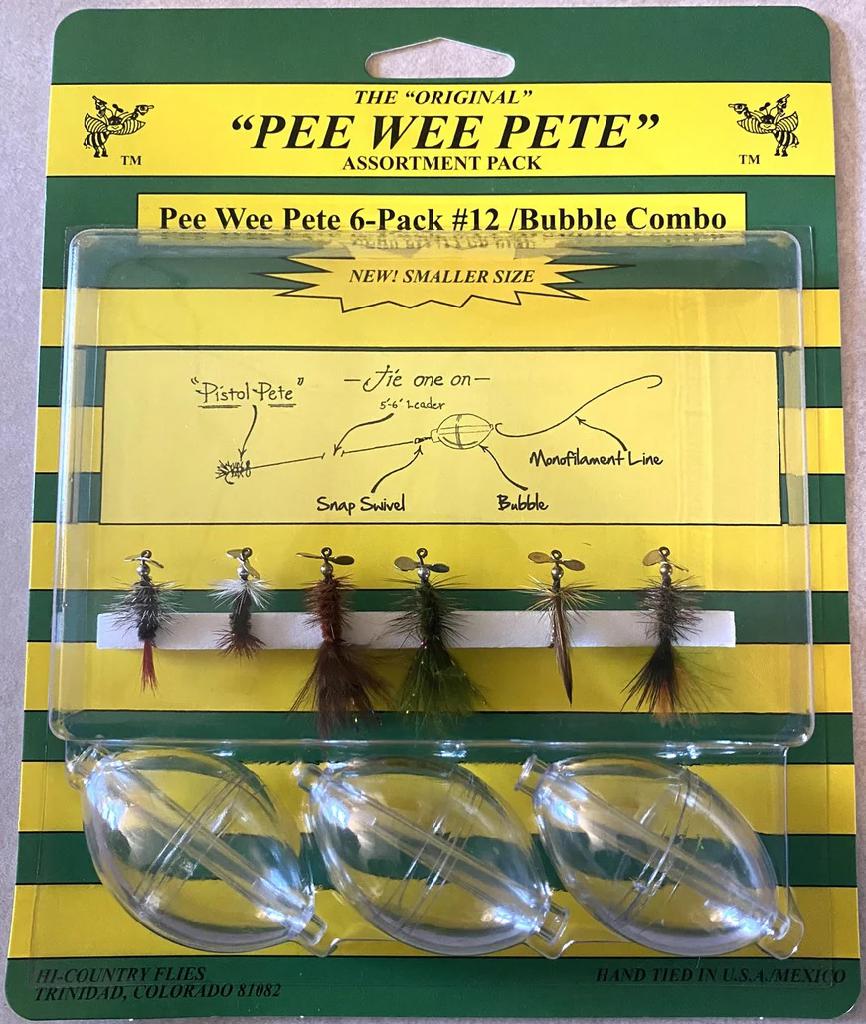 PISTOL PETE PEE WEE 6PK #12 BUBBLE COMBO