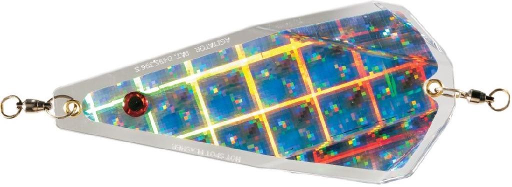 HOTSPOT AGITATOR FLASHER MED PLAID (2 bb swivels  triangle shape)