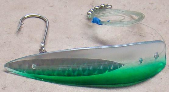 HOTSPOT APEX LURE 4.0' DARK-GREEN/PEARL