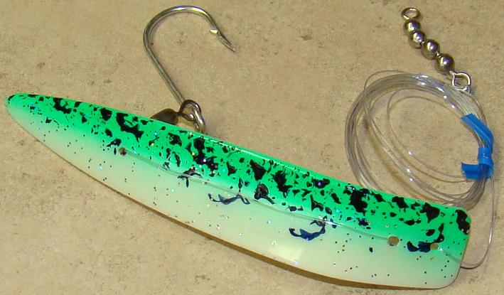 HOTSPOT APEX LURE 4.5' GRN SPLATTER BACK
