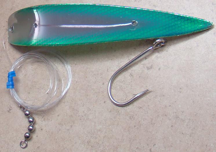 HOTSPOT APEX LURE 5.5' CHROME/GRN SCALE