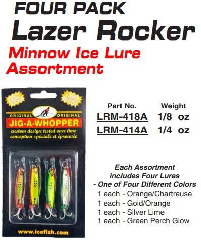 HT LAZER ROCKER SPOON KIT 1/8OZ (4)