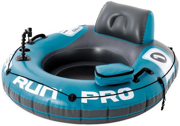 INTEX RIVER RUN 1 PRO TUBE W/BACKREST (1 STORAGE BAG & PHONE/GO PRO HOLDER)