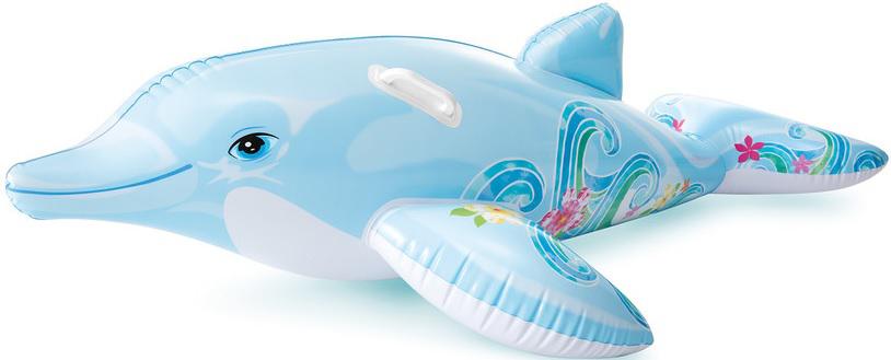 INTEX LIL' DOLPHIN RIDE-ON 69'X26' TWO HANDLES