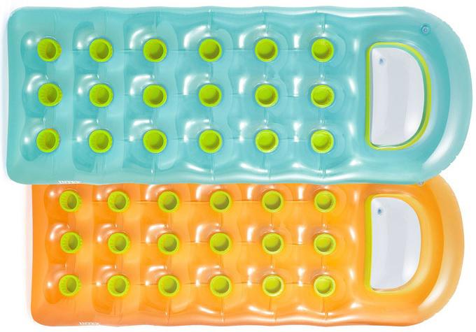 INTEX 18 POCKET SUNTANNER MATS 74'X28' W/SEE-THROUGH WINDOW