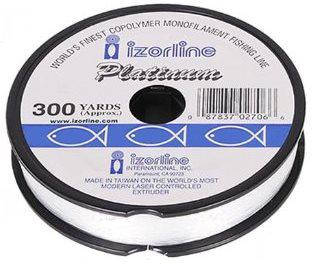 IZOR 6# PLATINUM LINE 300YDS  CLEAR