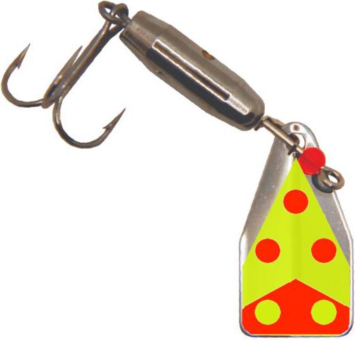 JAKES STREAM-A-LURE 1/6oz.CHAR/RED-FLAME