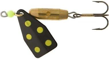 JAKES STREAM-A-LURE 1/6 BLACK/YEL-DOT