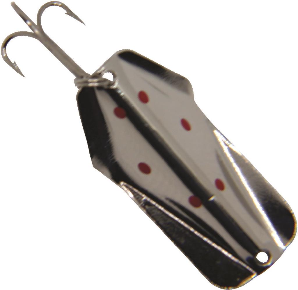 JAKES WOBBLER 1/3 CHROME/RED-DOT