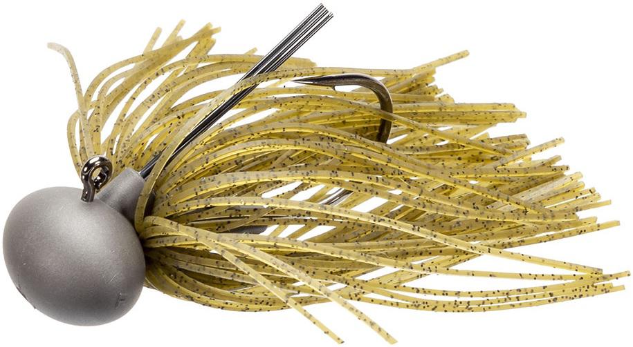 KEITECH TUNGSTEN M2 FOOTBALL JIG 3/8OZ GREEN PUMPKIN