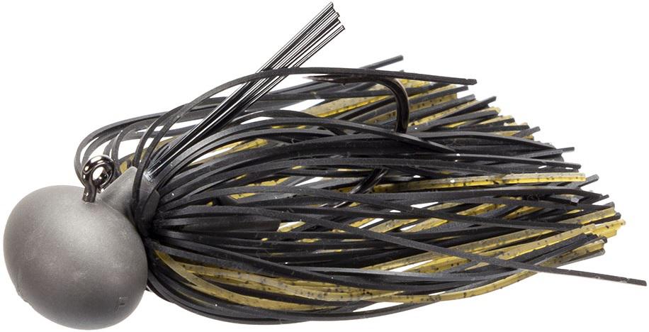 KEITECH TUNGSTEN M2 FOOTBALL JIG 3/8OZ GREEN PUMPKIN/BLACK