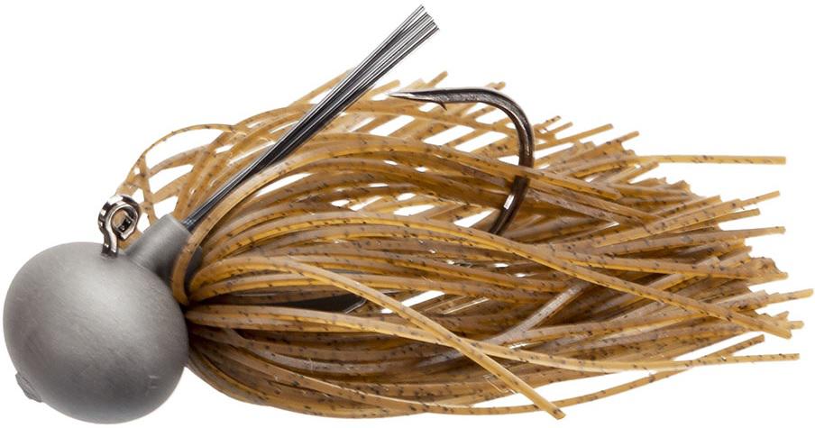 KEITECH TUNGSTEN M2 FOOTBALL JIG 3/8OZ DARK GREEN PUMPKIN