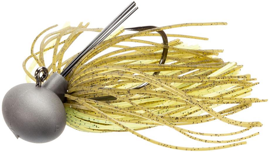 KEITECH TUNGSTEN M2 FOOTBALL JIG 3/8OZ GREEN PUMPKIN CHARTREUSE