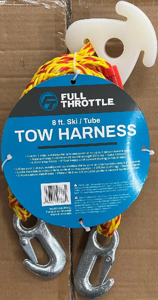 8 Ft Ski Tube Tow Harness by Full Throttle