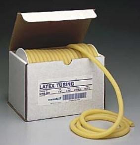 LATEX TUBING 1/8'ID x 3/16'OD 50' AMBER