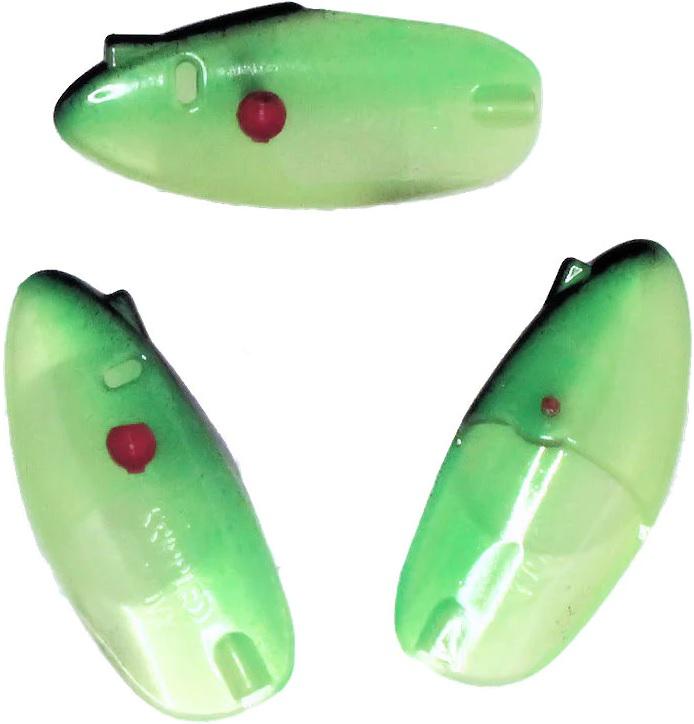 KRIP ANCHOVY HEADS(3) GRN/BLK-ON-CHAR/GL