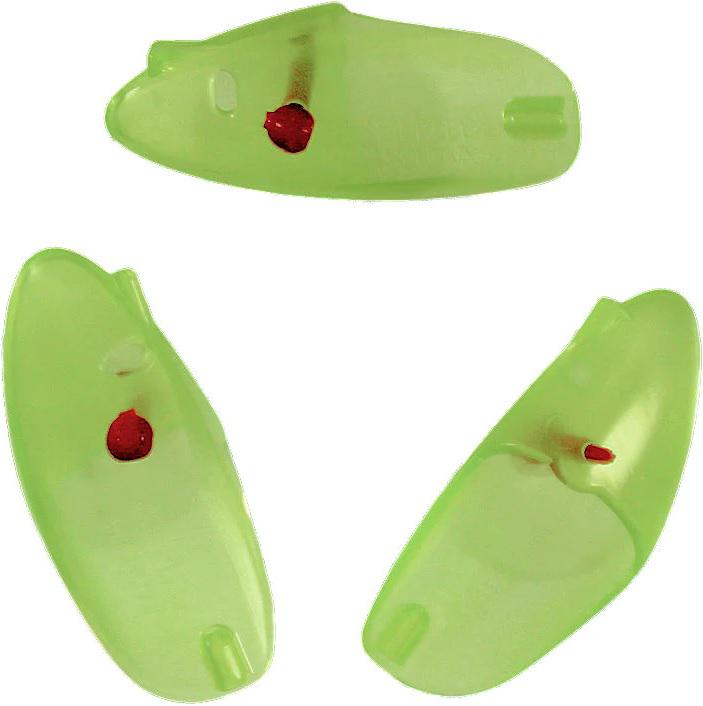 KRIP ANCHOVY PLASTIC HEADS (3)  GLO/CHAR