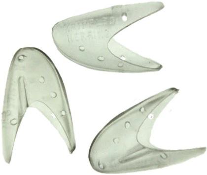 KRIP HERRING PLASTIC HEADS #2 (3)  CLEAR