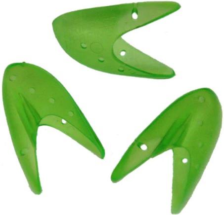 KRIP HERRING PLASTIC HEADS #1 (3)  GREEN