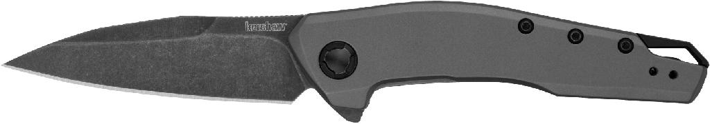 KERSHAW SANCTUM KNIFE PLAIN EDGE ASSISTED OPEN-GRAY *HANGABLE*