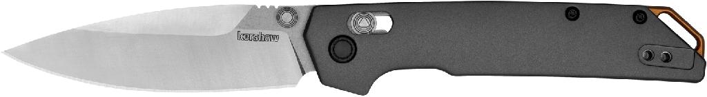 KERSHAW IRIDIUM KNIFE PLAIN EDGE MANUAL OPEN-GRAY *HANGABLE*