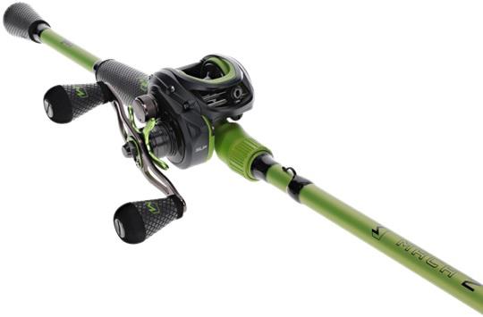LEWS MACH II G3 B/CAST COMBO 7'0'MH-RH (1PC IM8 Rod w/Winn Grip MH2SH SPD REEL)
