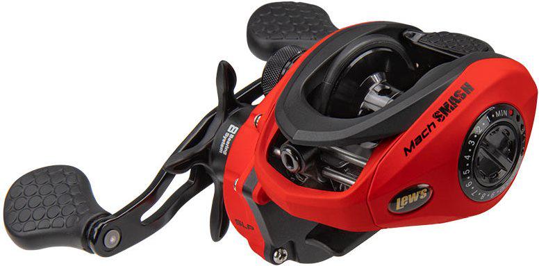 LEWS MACH SMASH SPEED B/C REEL 110/12 LH (7.5:1 Gear Ratio-8BB Reel Wt 7.0 oz)