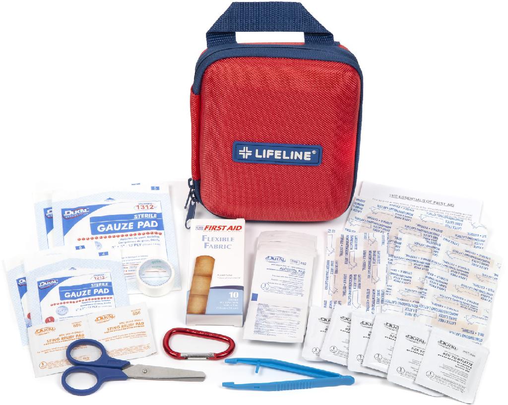 LIFELINE MEDIUM HARD-SHELL FOAM FIRST AID KIT (53PC)