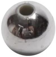 LINDY 5MM ROUND BEADS(100) SLVR METALLIC