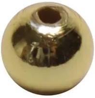 LINDY 6MM ROUND BEADS(100) GOLD METALLIC