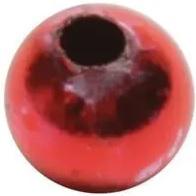 LINDY 5MM ROUND BEADS(100) RED METALLIC