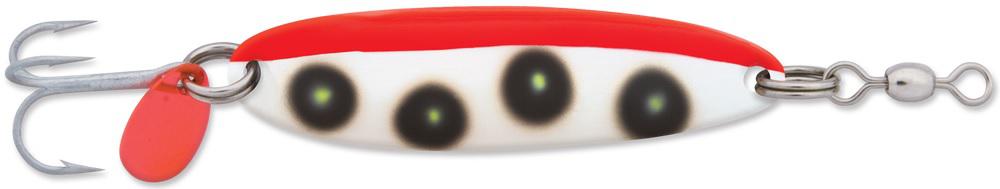 L/J 1/2 OZ KROC  FL.RED/CHART DOTS UV