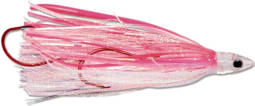 L/J JENSEN FLASH FLY RIG GLW COTTON CNDY 48' LEADER 12# TEST W/#2 VMC HOOKS - Gunarama