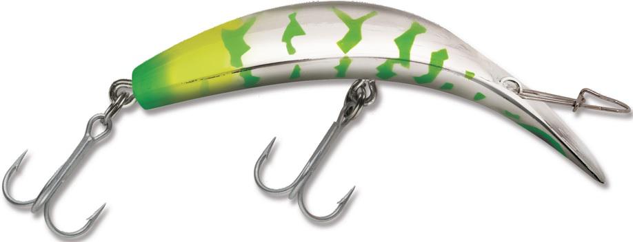 L/J KWIKFISH K13  SIL/GRN-CHR-TIG/H.TAIL