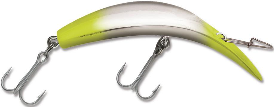 L/J KWIKFISH K13  SILVER/CHART HEAD/TAIL