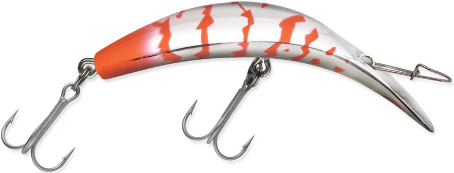 L/J KWIKFISH K14  SIL/RED TIGER/HOT-TAIL