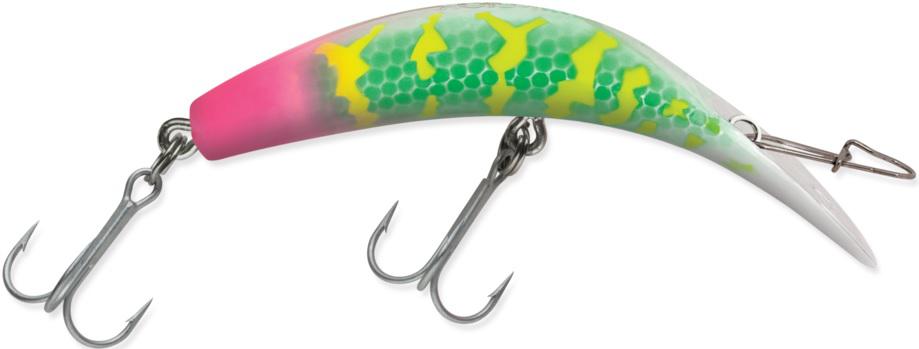 L/J KWIKFISH K14  SIL/M.GRN/CHAR-TIG/PKL