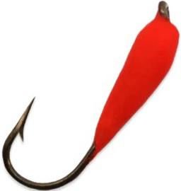 MACK'S #10 GLO HOOKS (3)  HOT CERISE