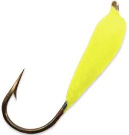 MACK'S #6 GLO HOOKS (3)  CORN YELLOW