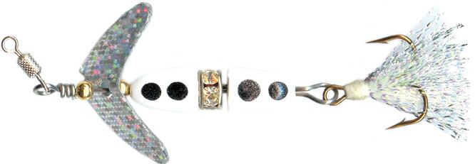 MACKS 1/8oz PROMISE KEEPER SIL/WHT/B.DOT