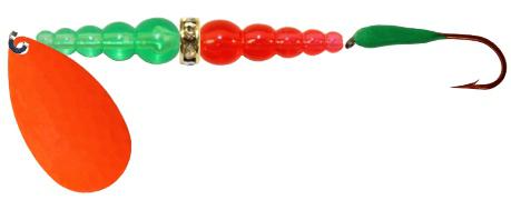 MACKS #8 KOKANEE KILLER OR/GRN-OR/GREEN