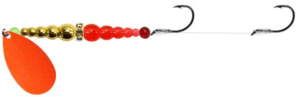 MACK'S #6 DBL WHAMMY  ORANGE/GOLD/FL.OR