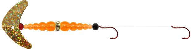 MACK'S #6 PRO DBL WHAMMY GOLD SPK/FL.OR