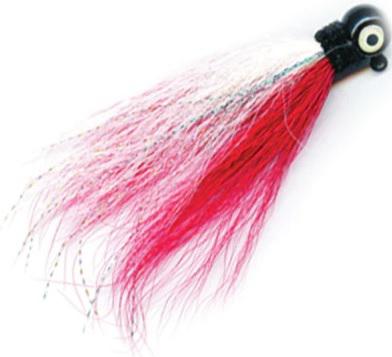 MACK'S 1/4 HAIR JIG  RED/WHITE